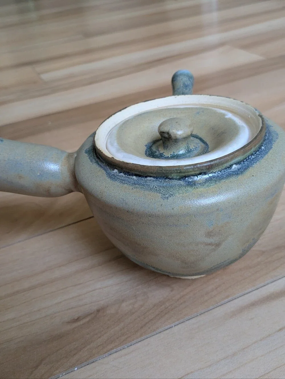 HANDMADE Japanese Kyusu Tokoname Clay Teapot
